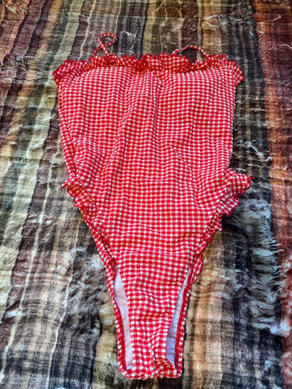 NWT Gingham One-Piece